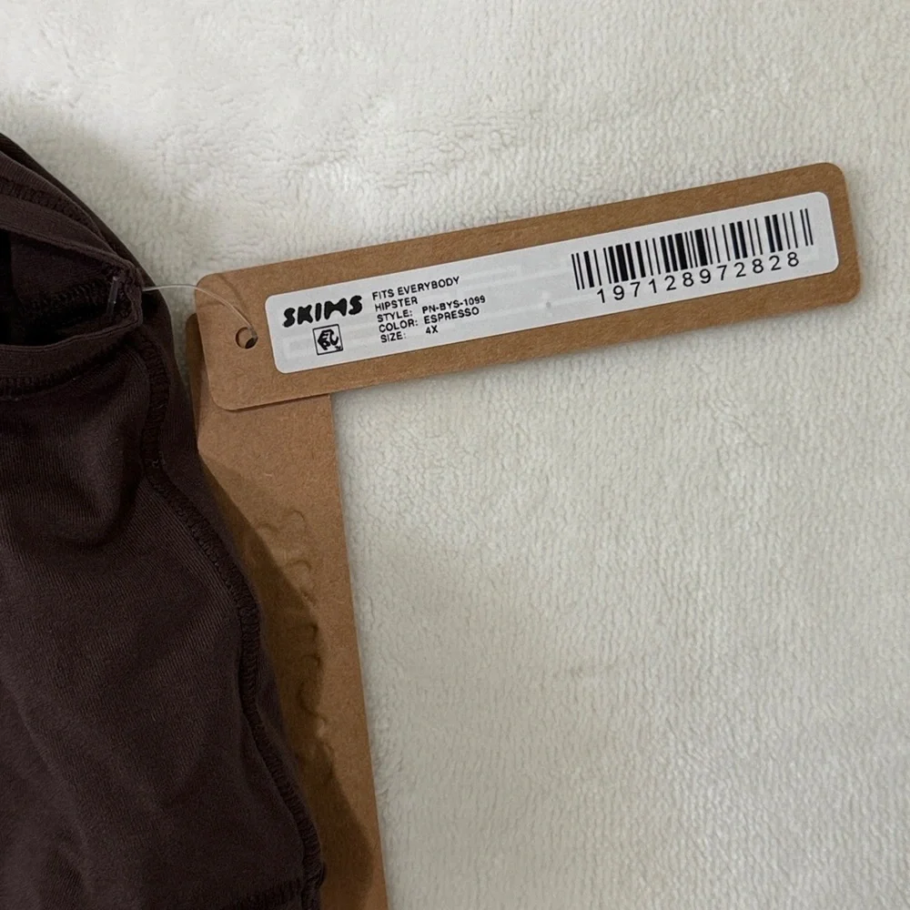 SKIMS Women's Fits Everybody Hipster- Espresso- Size 4X